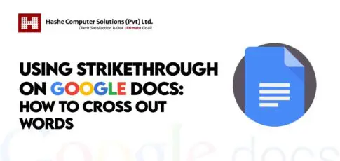 Strikethrough on Google Docs