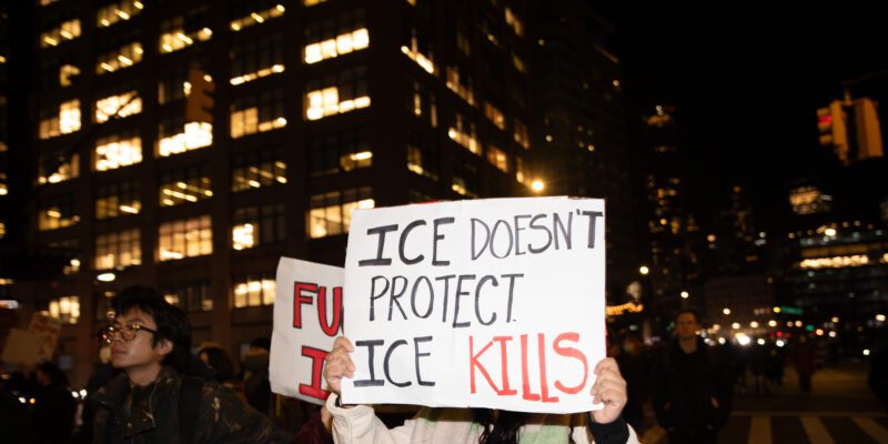 Scenes from the anti-ICE march in New York City 13 scenes from the anti-ice march in new