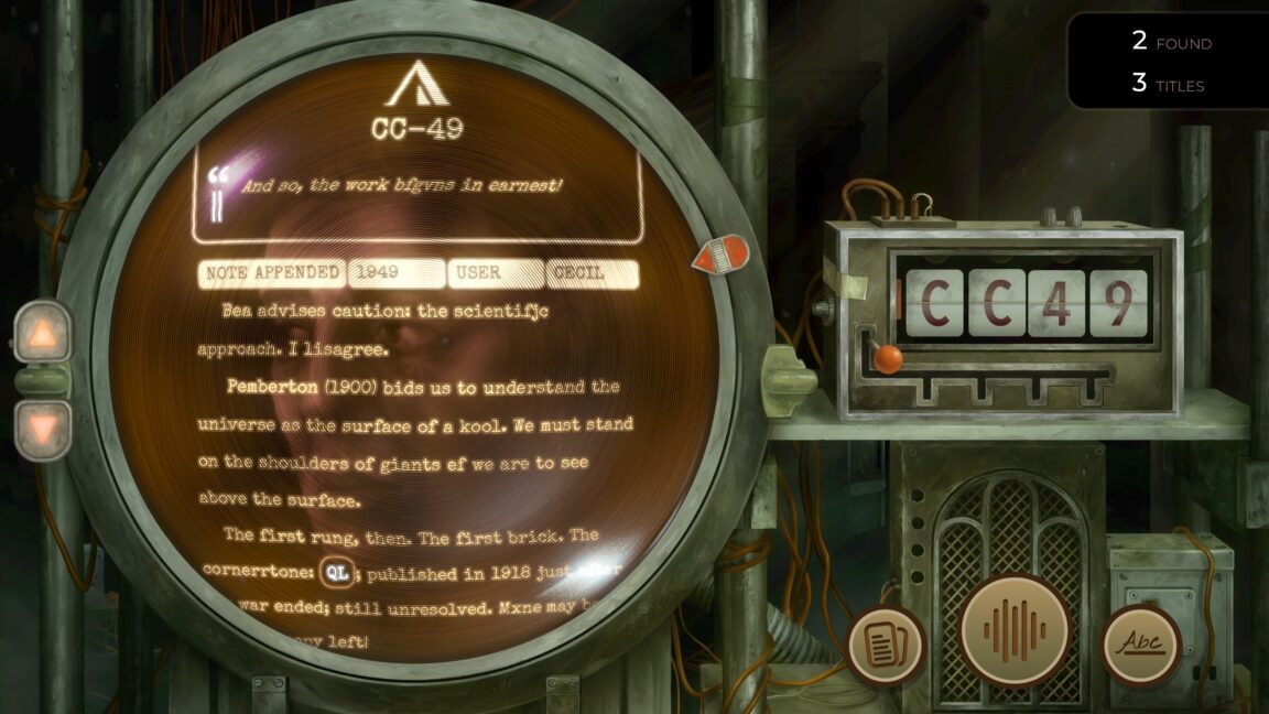tr-49 is interactive fiction for fans of