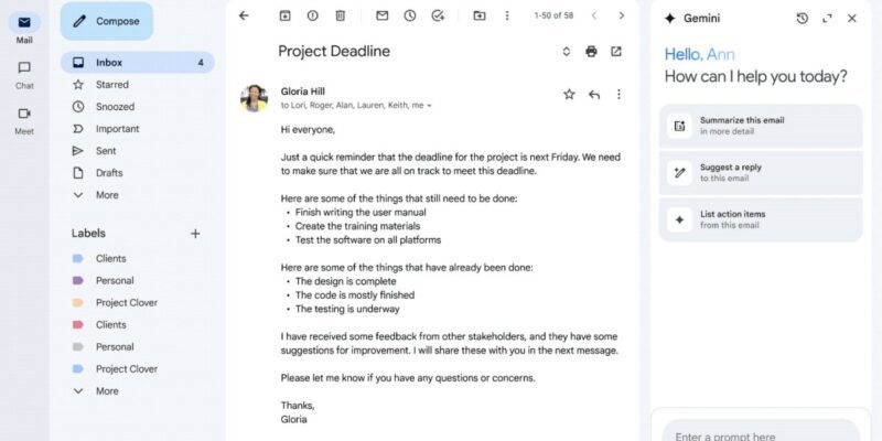 New Gmail AI features replacing Gemini side panel for some 9 new gmail ai features replacing gemini side