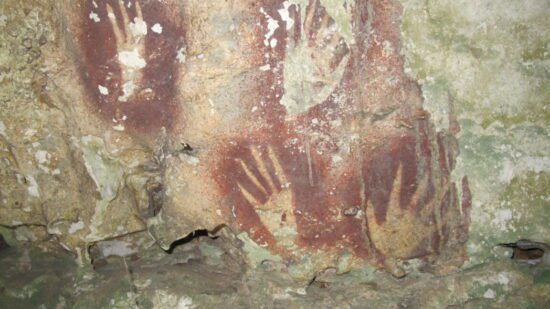 this 67 800-year-old hand stencil is the