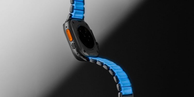 nomad launches icy blue stratos band for