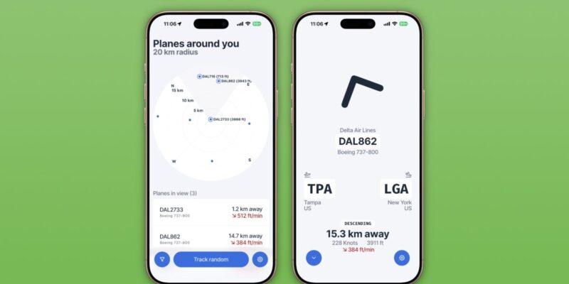 Indie App Spotlight: ‘Zephy’ makes plane spotting easy, with an AirTag-style interface 9 indie app spotlight zephy makes plane spotting