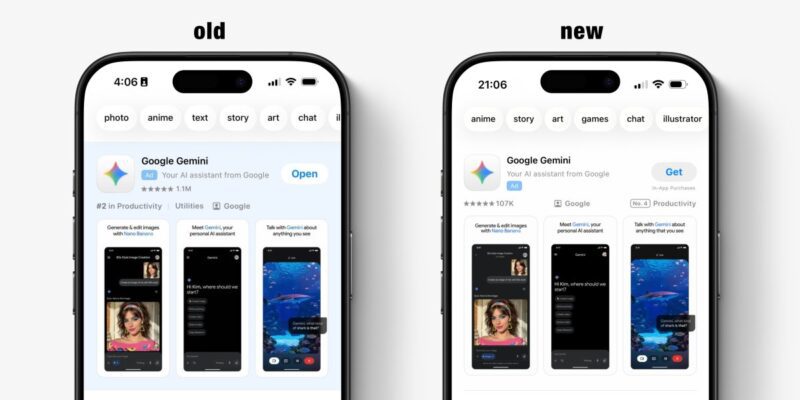 Apple testing new App Store design that blurs the line between ads and search results 17 apple testing new app store design that