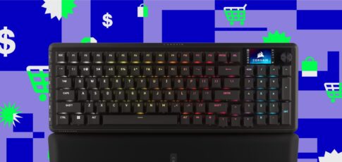 corsair s wired hall effect gaming keyboard