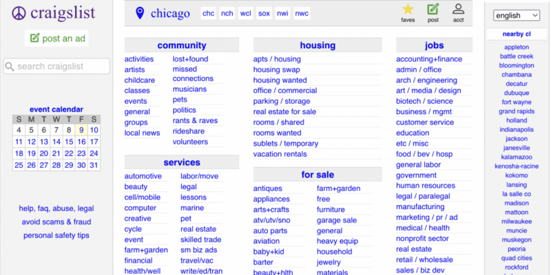 “Ungentrified” Craigslist may be the last real place on the Internet 15 ungentrified craigslist may be the last real