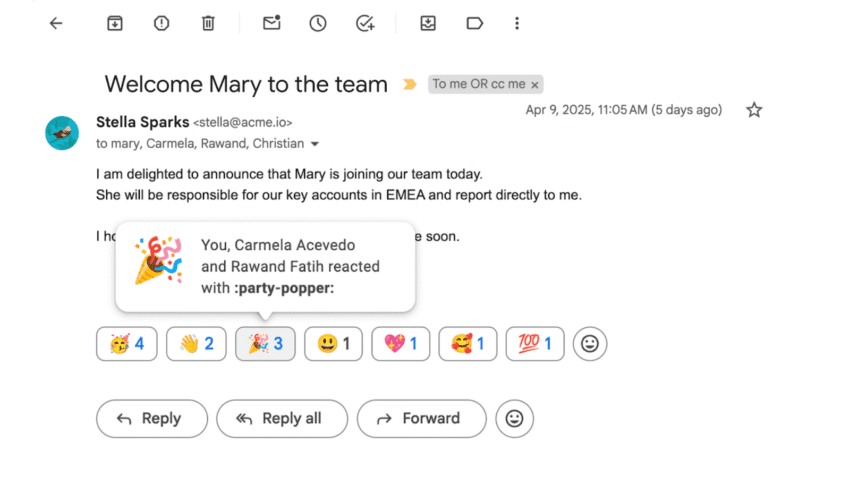 did you know that gmail has emoji