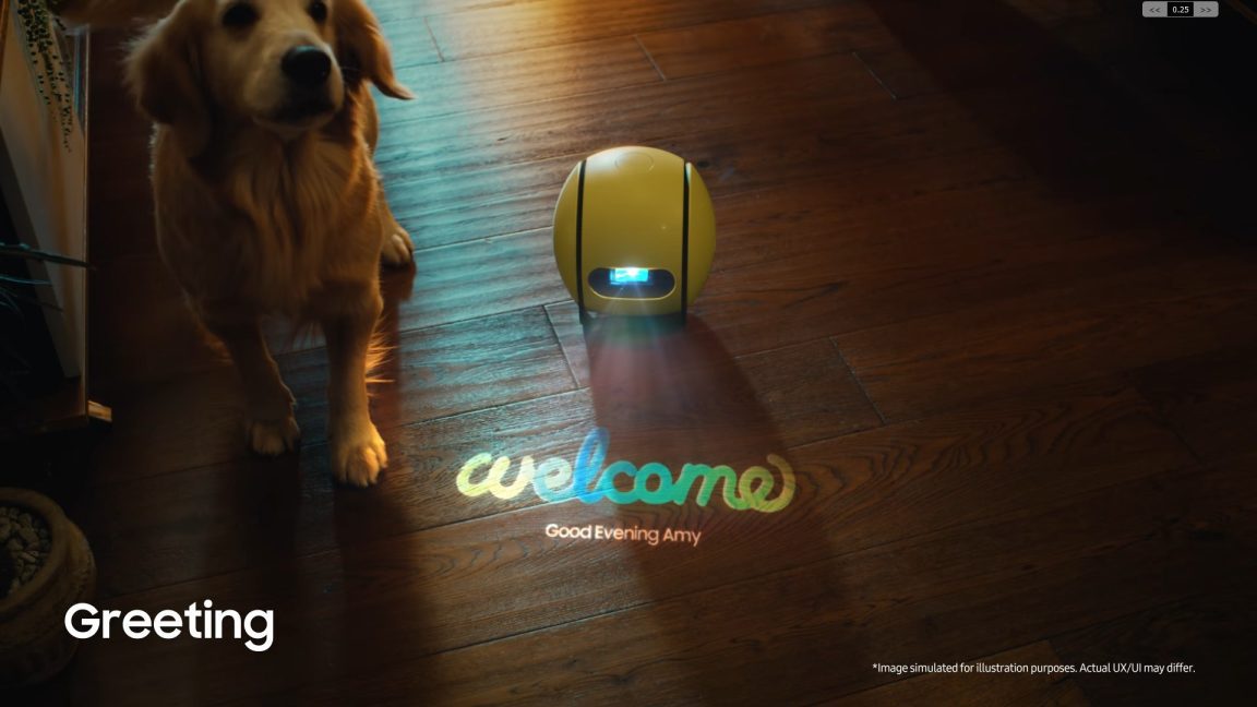 samsung s ballie home robot once promised