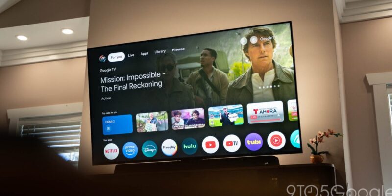 google tv update rolling out with homescreen