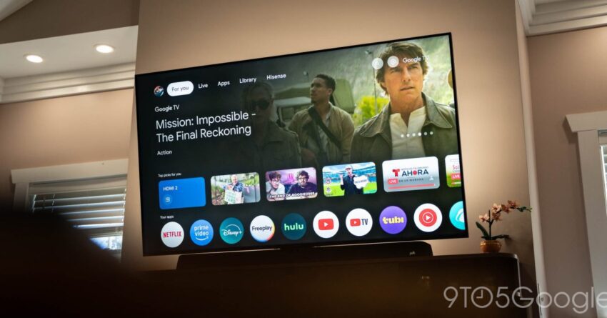 google tv update rolling out with homescreen