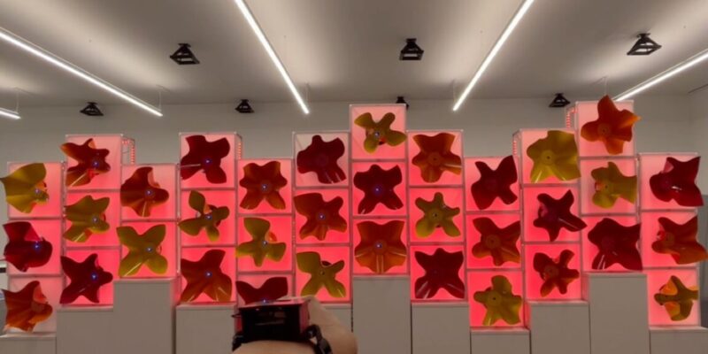 Watch a robot swarm "bloom" like a garden 7 watch a robot swarm bloom like a