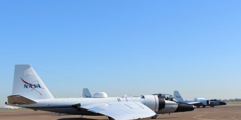 A WB-57 pilot just made a heroic landing in Houston after its landing gear failed 8 a wb-57 pilot just made a heroic