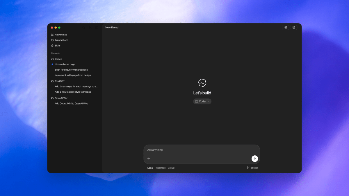 openai launches new macos app for agentic