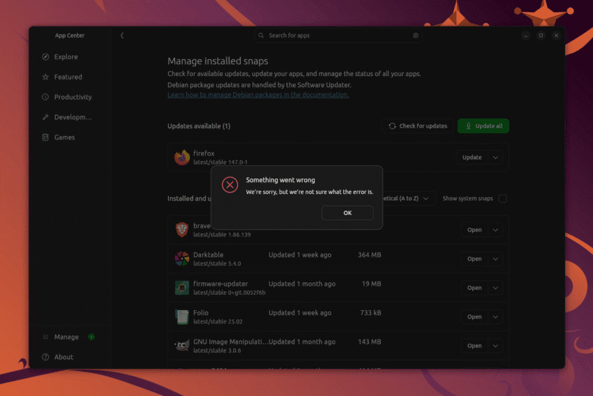 i went back to linux and it