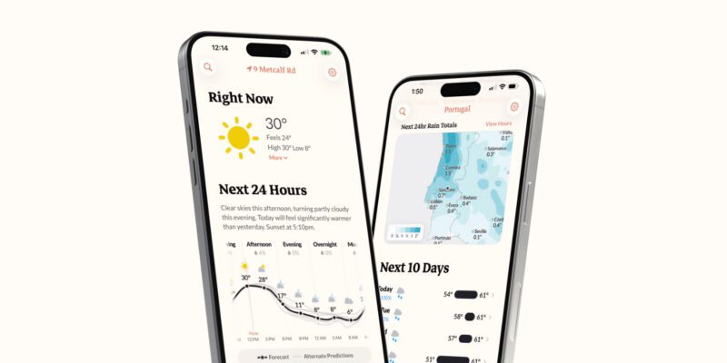 The creators of Dark Sky have a new weather app that shares multiple predictions 19 the creators of dark sky have a