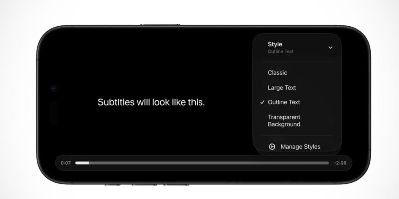 Apple is making it easier to customize how subtitles look on iPhone 19 apple is making it easier to customize