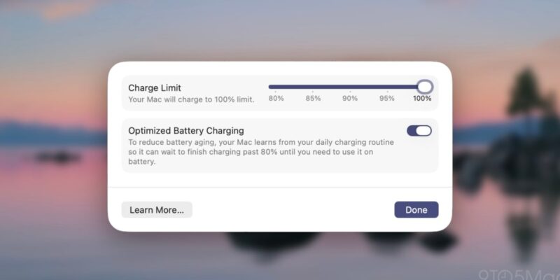 macOS 26.4 brings battery Charge Limit to the Mac and Shortcuts 1 macos 26 4 brings battery charge limit