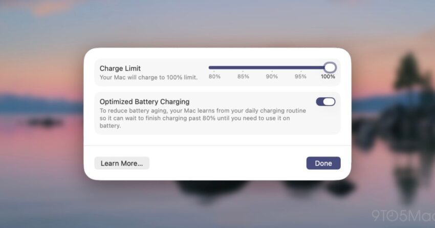 macos 26 4 brings battery charge limit