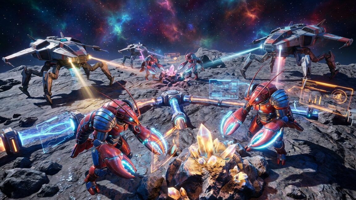 no humans allowed this new space-based mmo