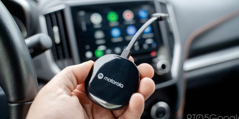 motorola ma2 wireless android auto adapter leaks