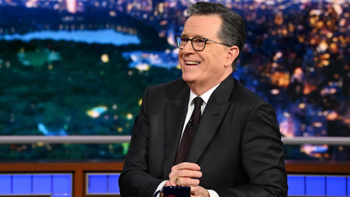 stephen colbert says cbs forbid interview of