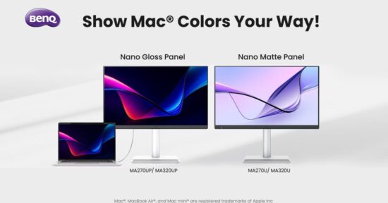 benq ma monitors display colors to match
