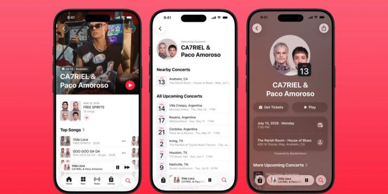 Apple Music now helps you keep up with concerts from your favorite artists 18 apple music now helps you keep up