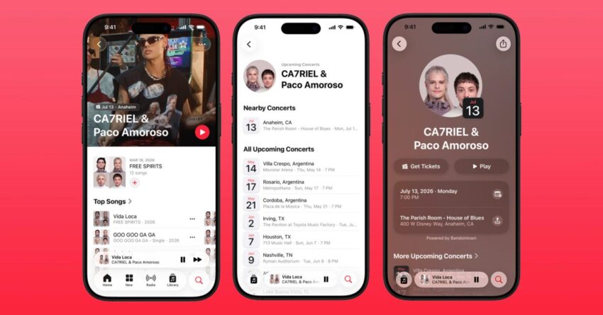 Apple Music now helps you keep up with concerts from your favorite artists 1 apple music now helps you keep up