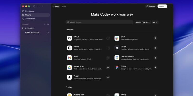 With new plugins feature, OpenAI officially takes Codex beyond coding 14 with new plugins feature openai officially takes