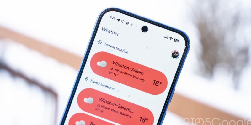 pixel weather tweaks widget as new icons