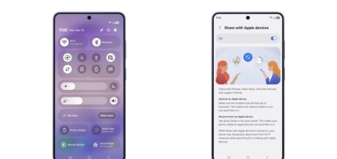 samsung rolling out airdrop over quick share