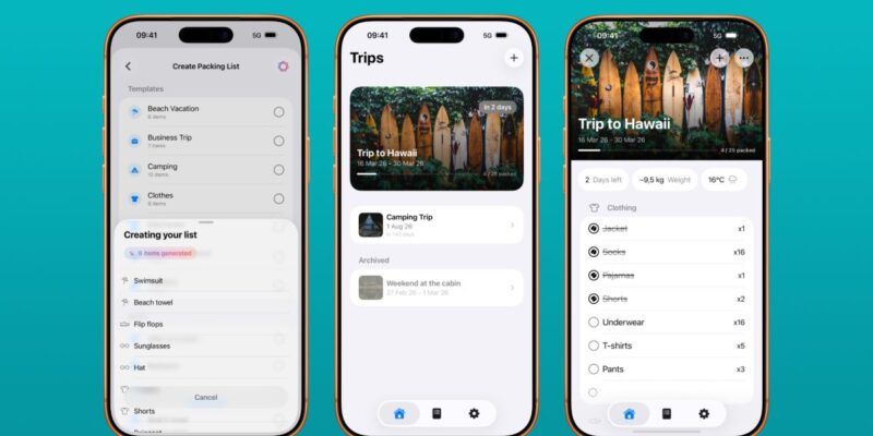 Indie App Spotlight: ‘PackGoat’ intelligently helps you pack for trips in an easy manner 3 indie app spotlight packgoat intelligently helps you