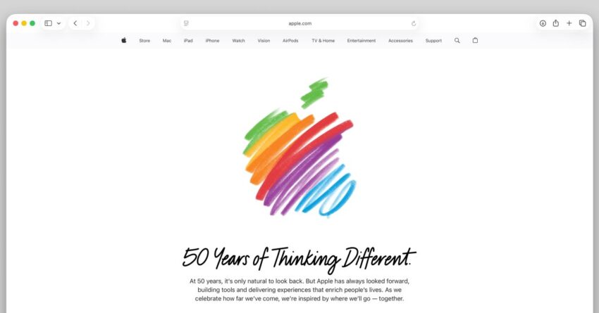 apple celebrates its 50th anniversary with special