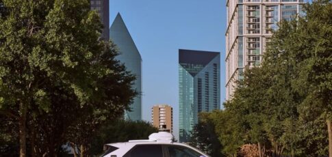 a self-driving car in texas hit and