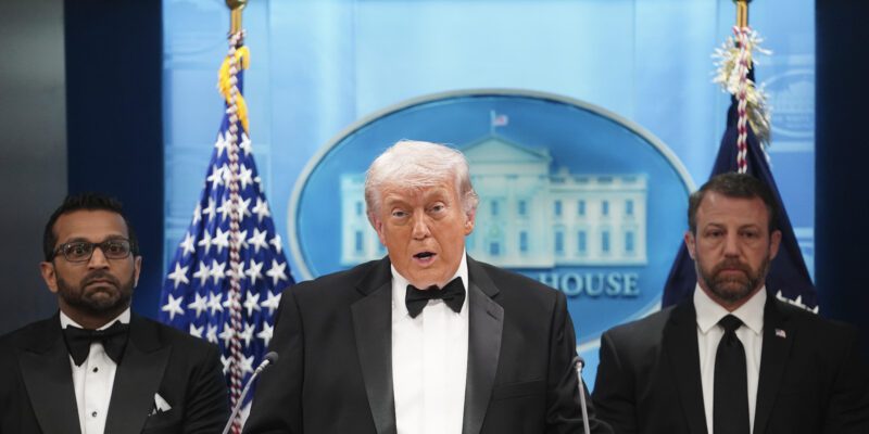 Trump turns the WHCD shooting into a pitch for the White House ballroom 14 trump turns the whcd shooting into a