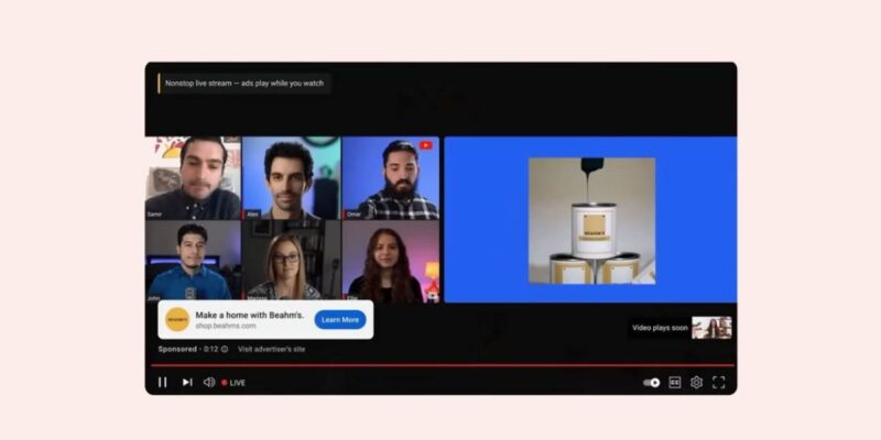 YouTube ads surface in subscriptions feed as side-by-side ads hit more live content 7 youtube ads surface in subscriptions feed as