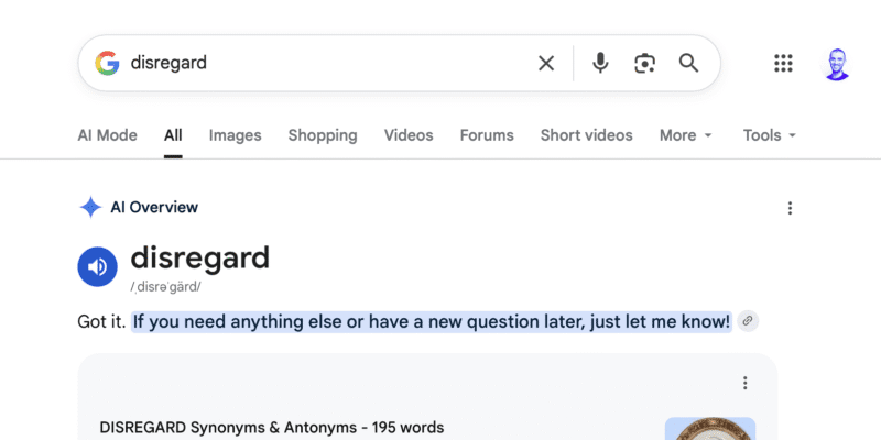 Google’s AI search is so broken it can ‘disregard’ what you’re looking for 17 google s ai search is so broken