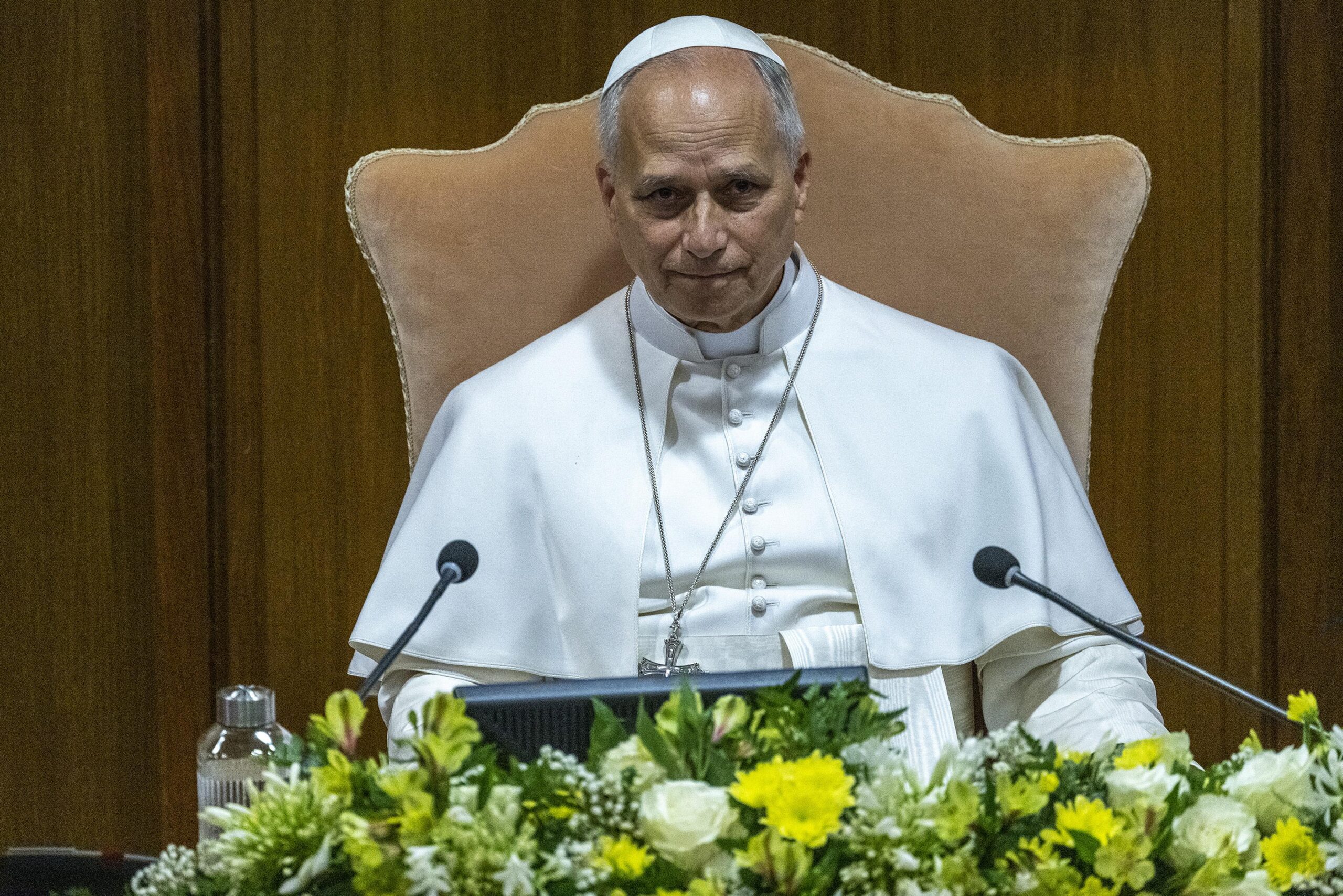 pope leo calls for being profoundly human