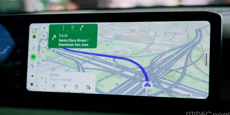 android auto redesigned google maps alerts to