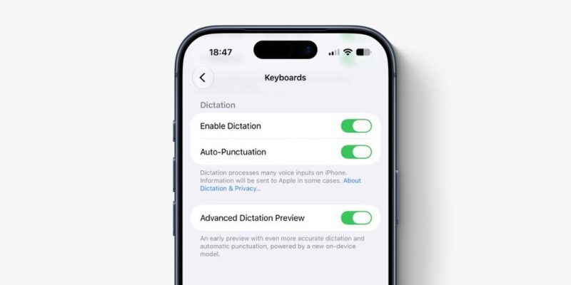 The new dictation feature is off-by-default in iOS 27 beta 1, here’s how to turn it on 3 the new dictation feature is off-by-default in