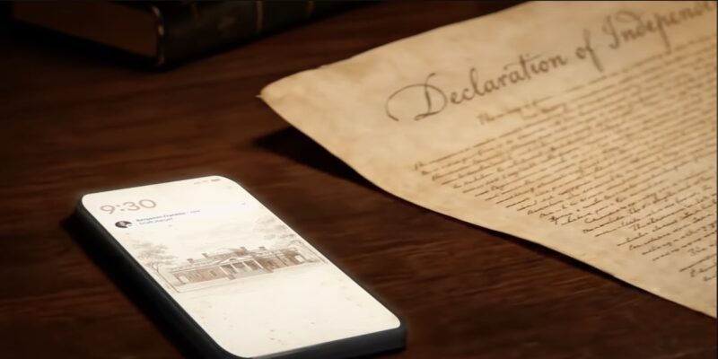 New Google commercial imagines a Declaration of Independence written with help from AI 20 new google commercial imagines a declaration of