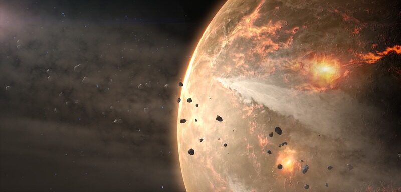 The missing 500 million: Cosmic bombardment melted Earth's first crust 6 the missing 500 million cosmic bombardment melted