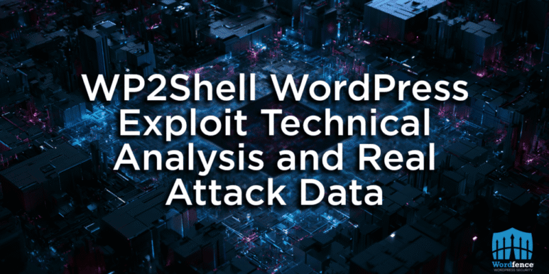 WP2Shell WordPress Exploit Technical Analysis and Real Attack Data 14 wp2shell