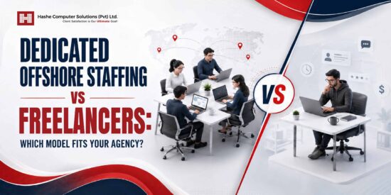 Dedicated offshore staff vs freelancers comparison for agencies