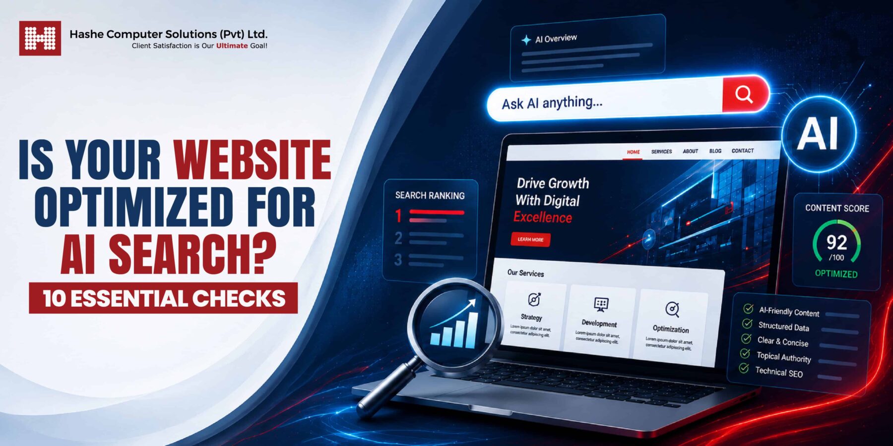 Website Optimized for AI Search