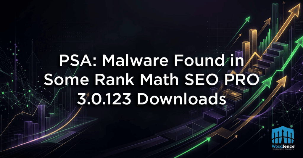 PSA: Malware Found in Some Rank Math SEO PRO 3.0.123 Downloads 3 rank math seo pro