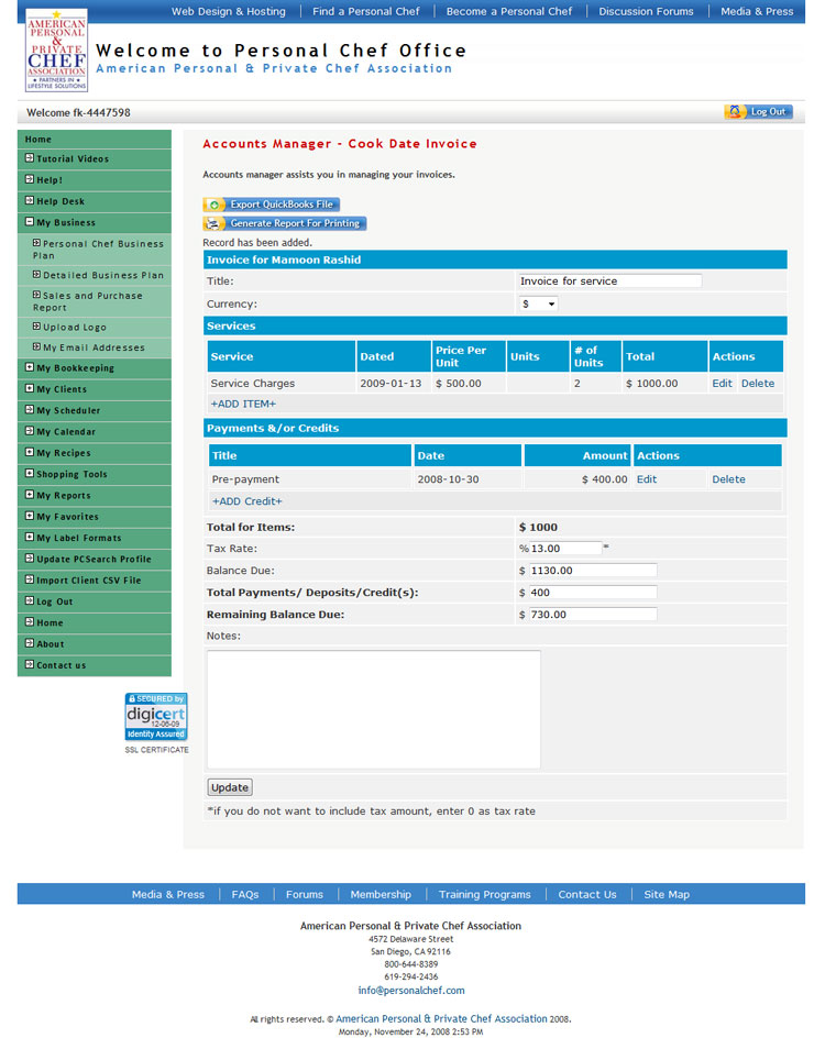 Multi option trade facility