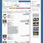 Vehicle listing. Users can subscribe to RSS, Print and
