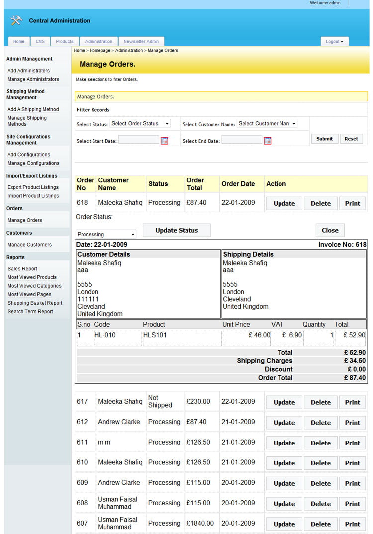 E-Commerce Shopping System 4