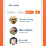 Dogs on Deployment Requests Mobile App screen